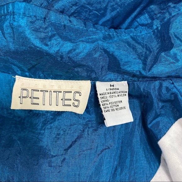 Vintage 80s 90s Track Jacket EUC Petite Medium - Picture 5 of 7